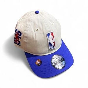 New Era 2022 NBA Draft 9TWENTY Adjustable Cap – Cream & Royal Blue – New